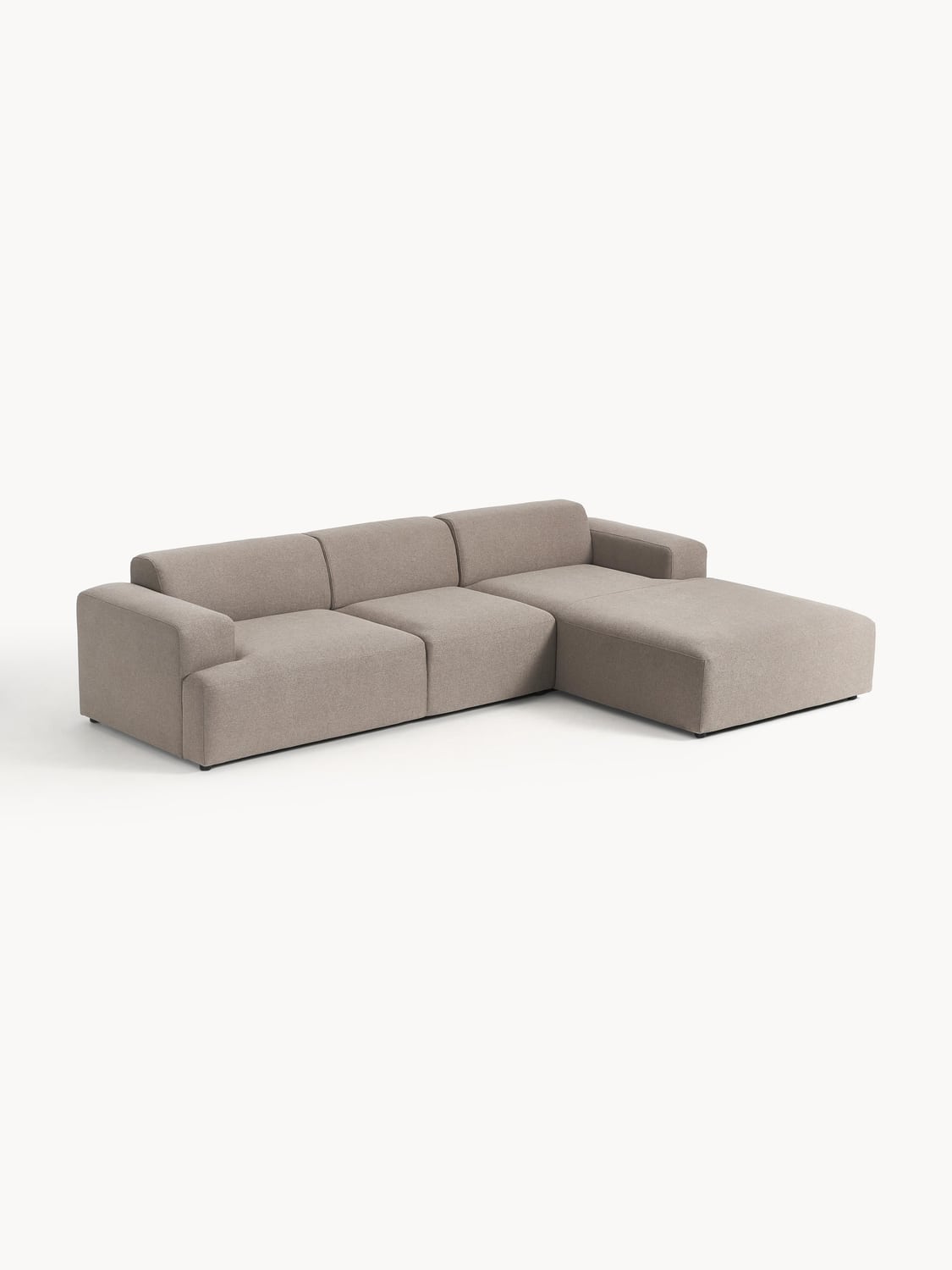 Melva Corner Sofa (4-seater) — Taupe