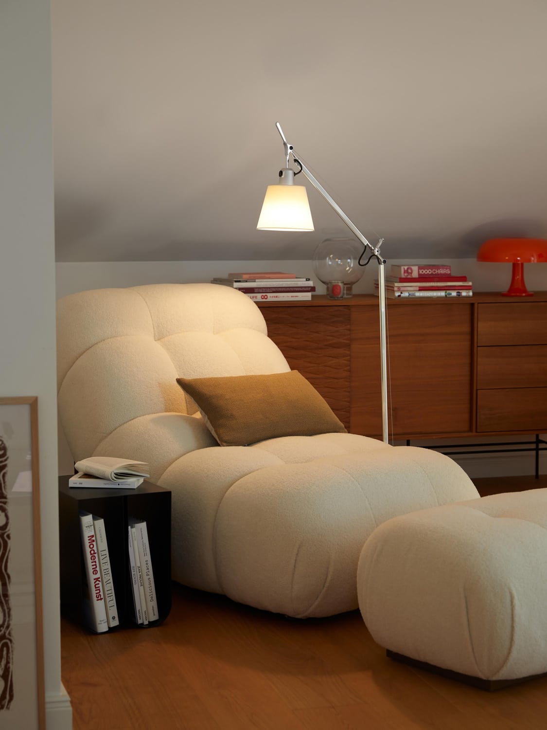 Stanley Teddy-Lounge Chair — Cream