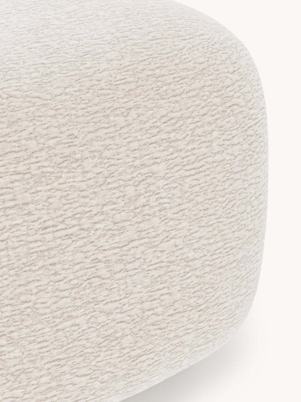 Wolke Oval Sofa Ottoman — Light Grey
