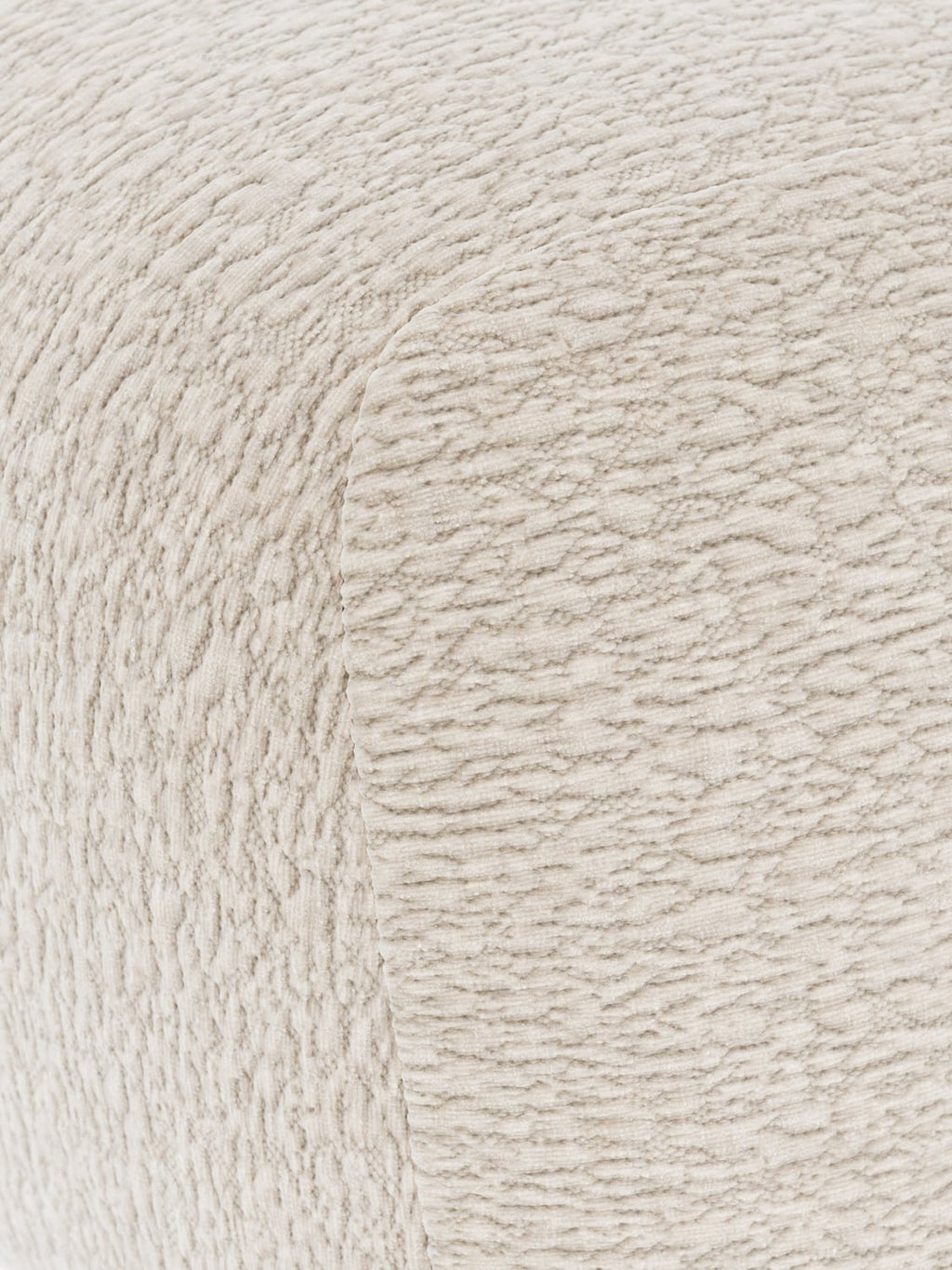Wolke Oval Sofa Ottoman — Light Grey