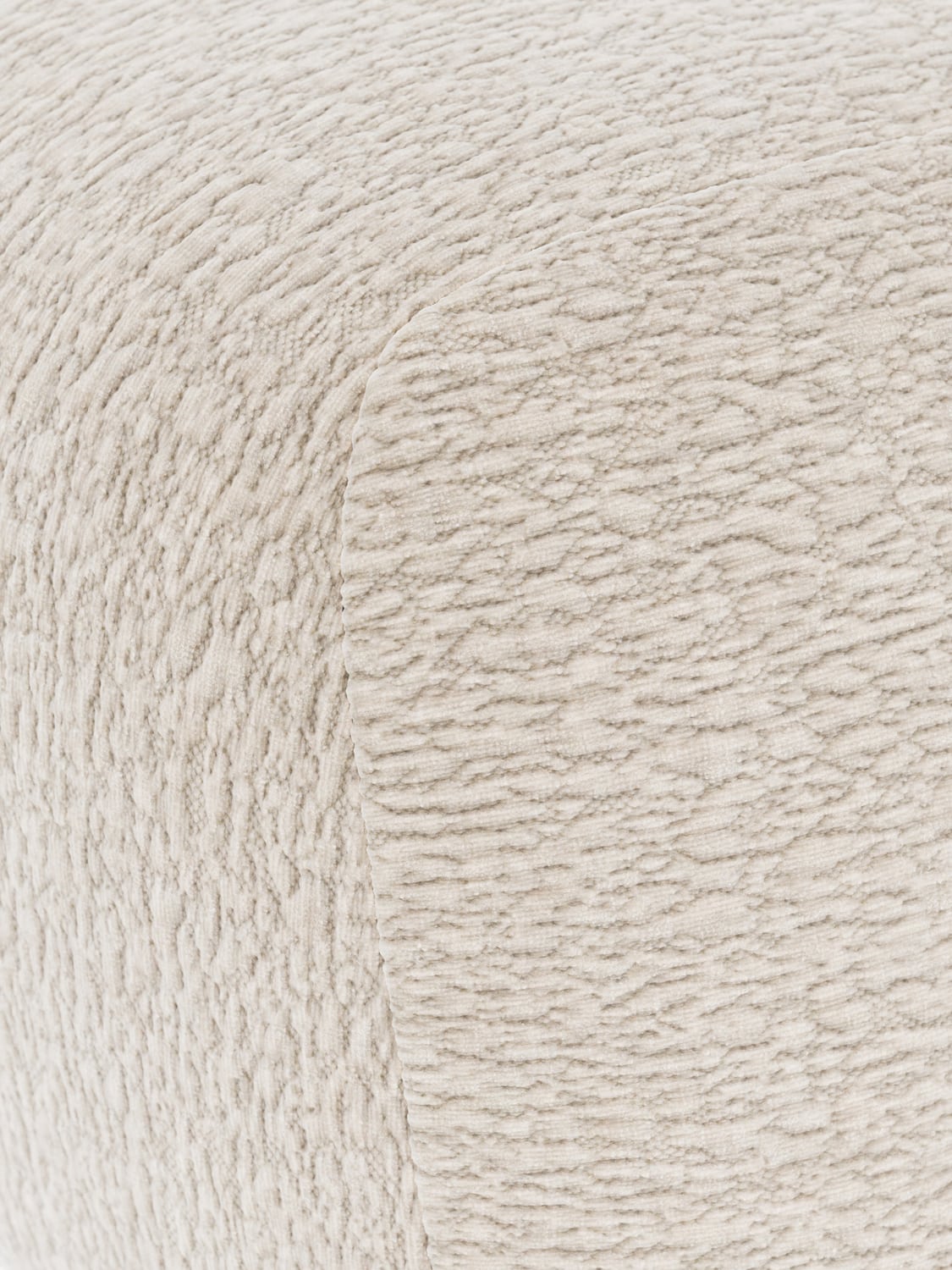 Wolke Oval Sofa Ottoman — Light Grey
