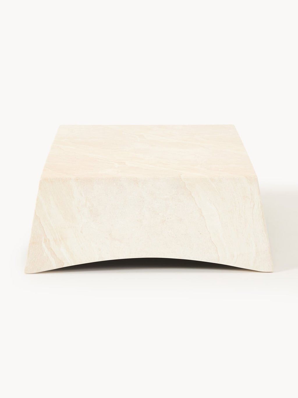Mohi Indoor & Outdoor Coffee Table in Travertine Look, B 120 cm