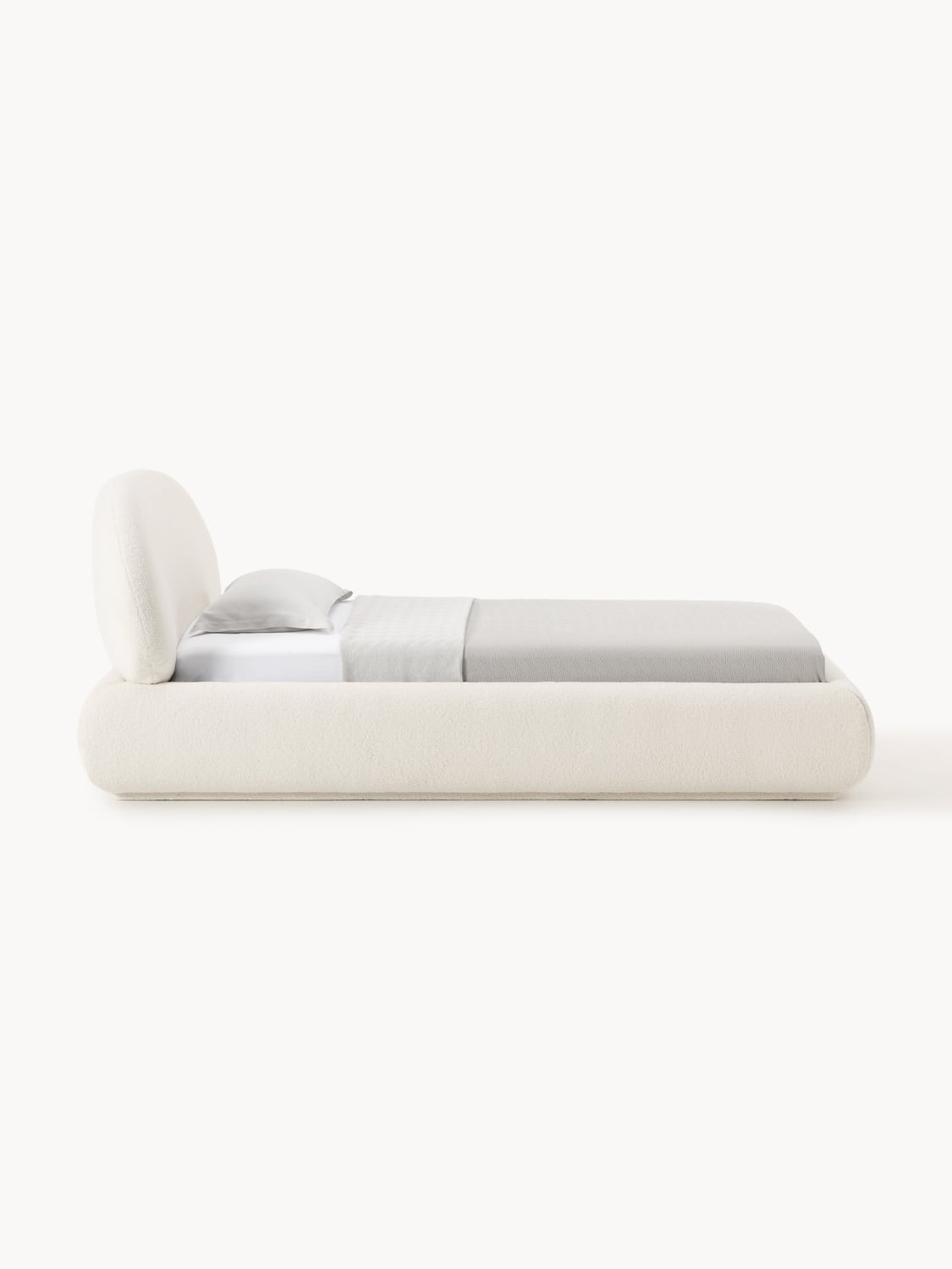 Alba Teddy-Upholstered Single Bed