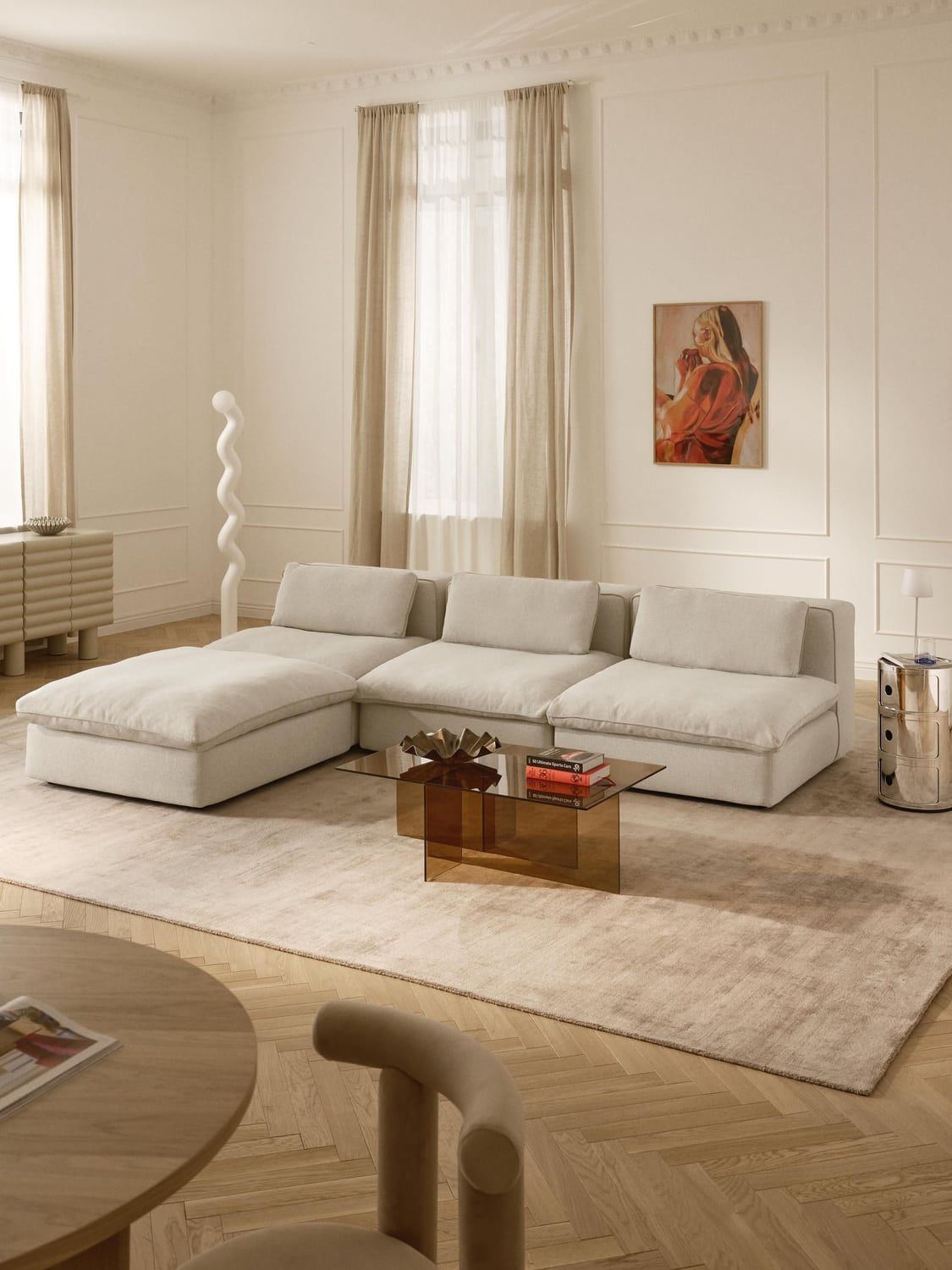 Felix Ottoman — Light Grey