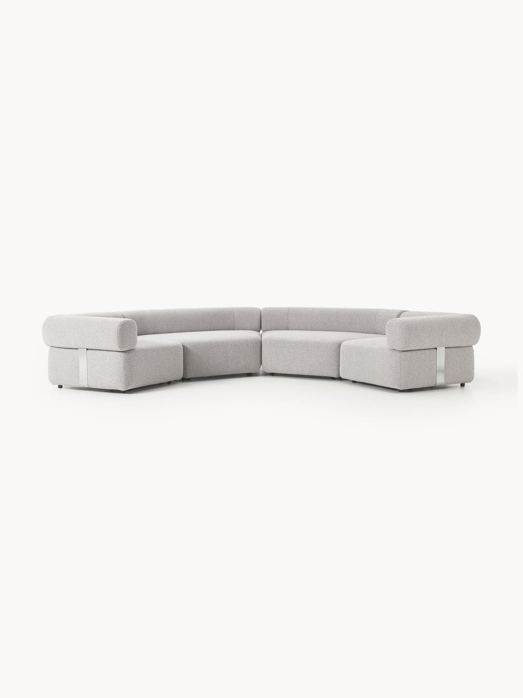 Anton Large Modular Bouclé Sofa — Oatmeal