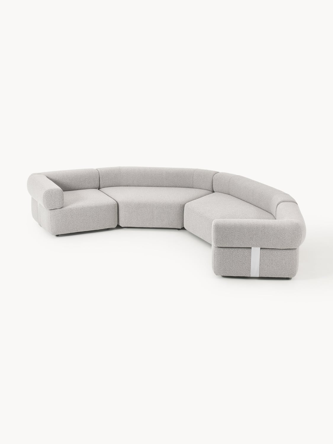 Anton Large Modular Bouclé Sofa — Oatmeal