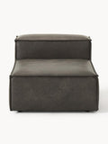 Lennon Middle Module in Leather — Anthracite