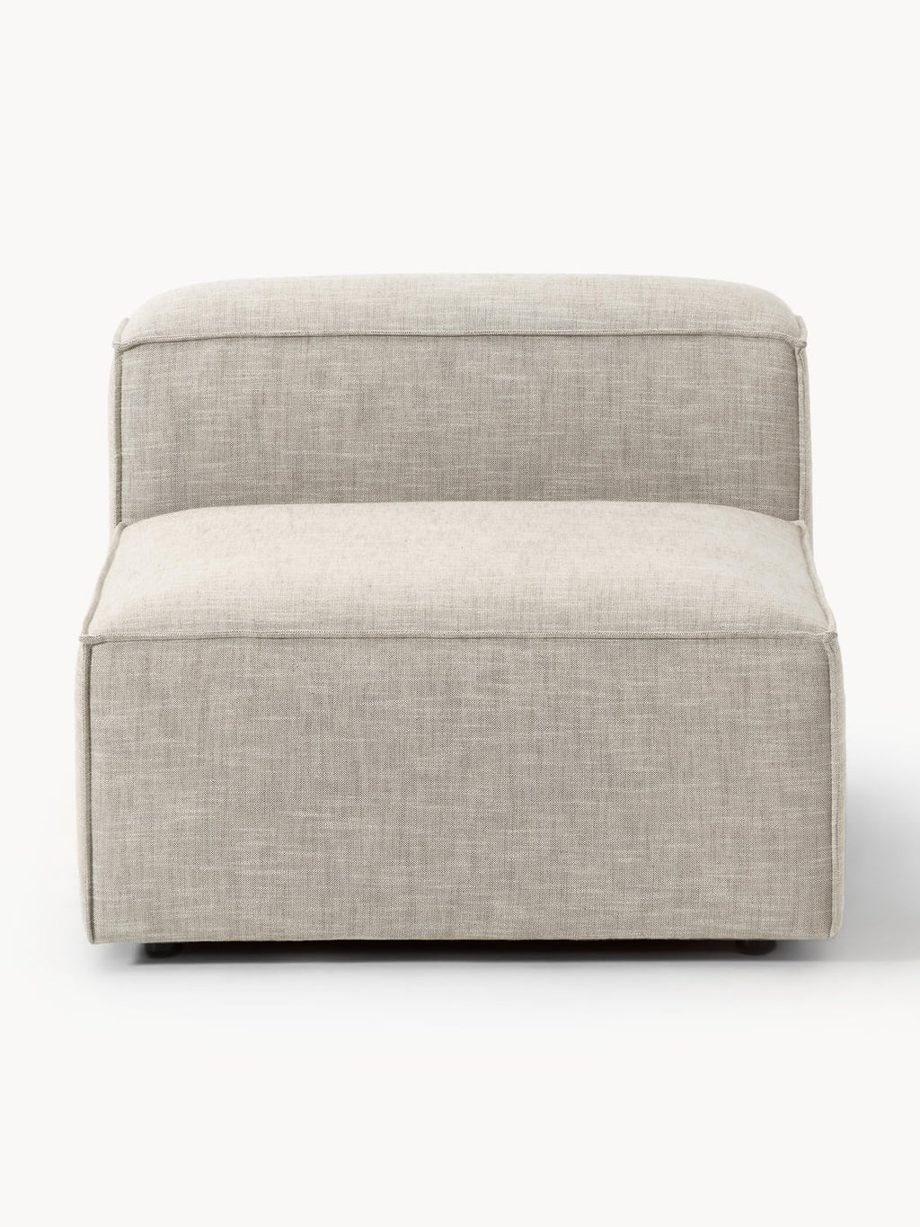 Lennon Middle Module in Linen Blend — Oatmeal