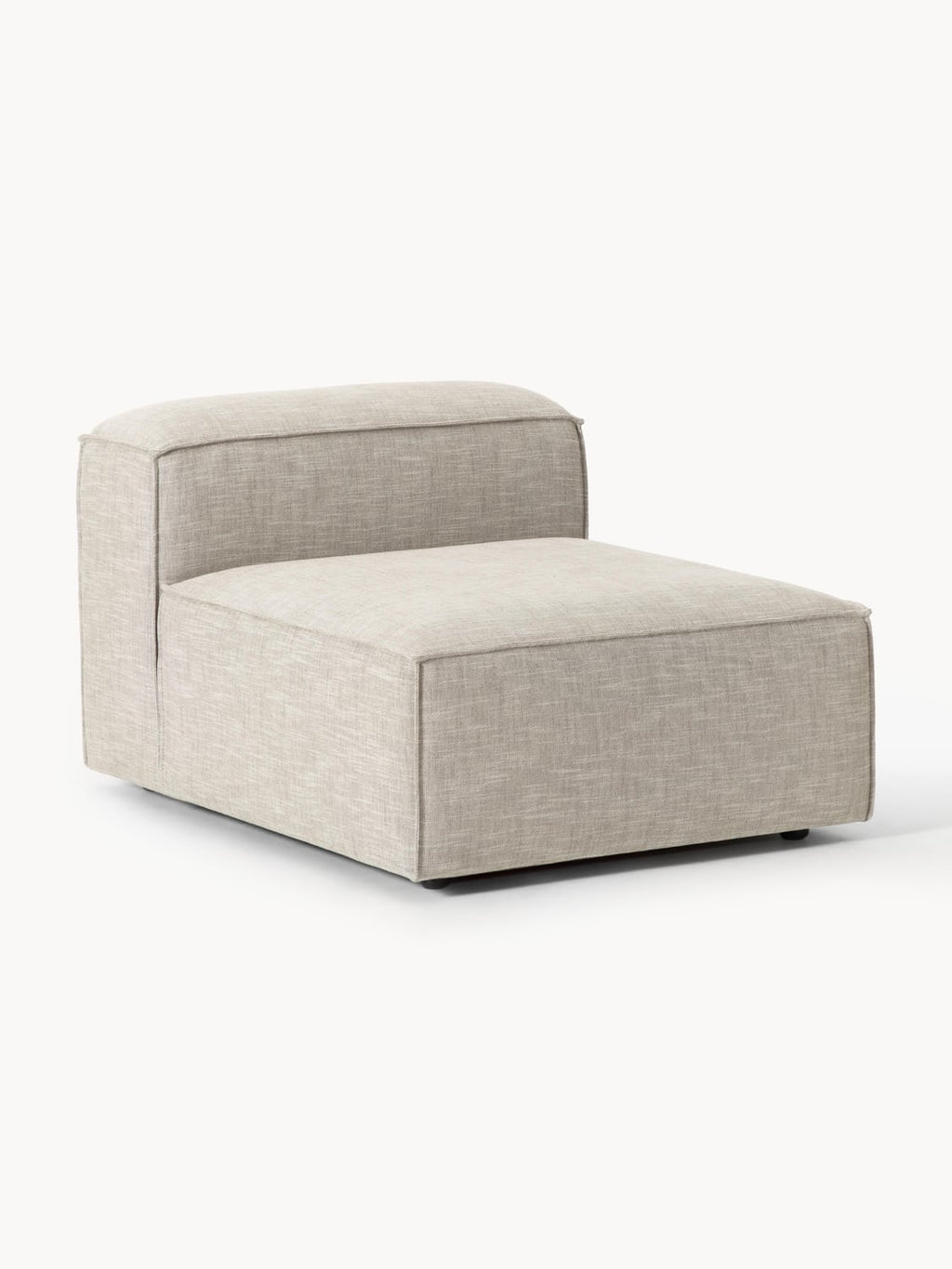 Lennon Middle Module in Linen Blend — Oatmeal