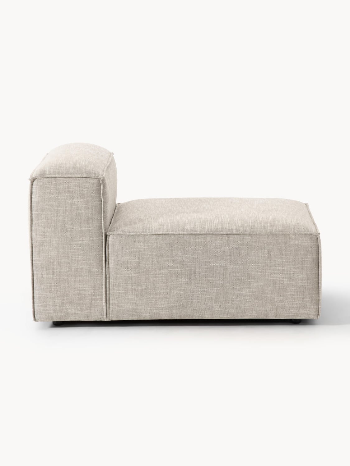 Lennon Middle Module in Linen Blend — Oatmeal