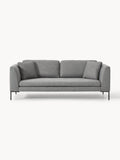 Emma Sofa (3-seater) with Metal Legs — Taupe