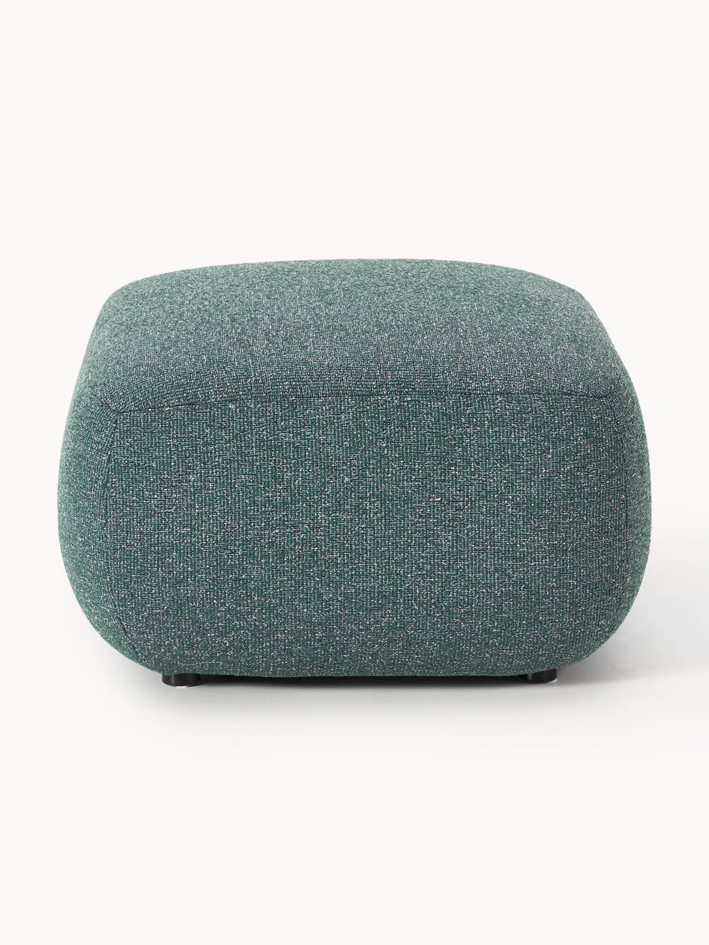 Sofia Bouclé Ottoman — Dark Grey