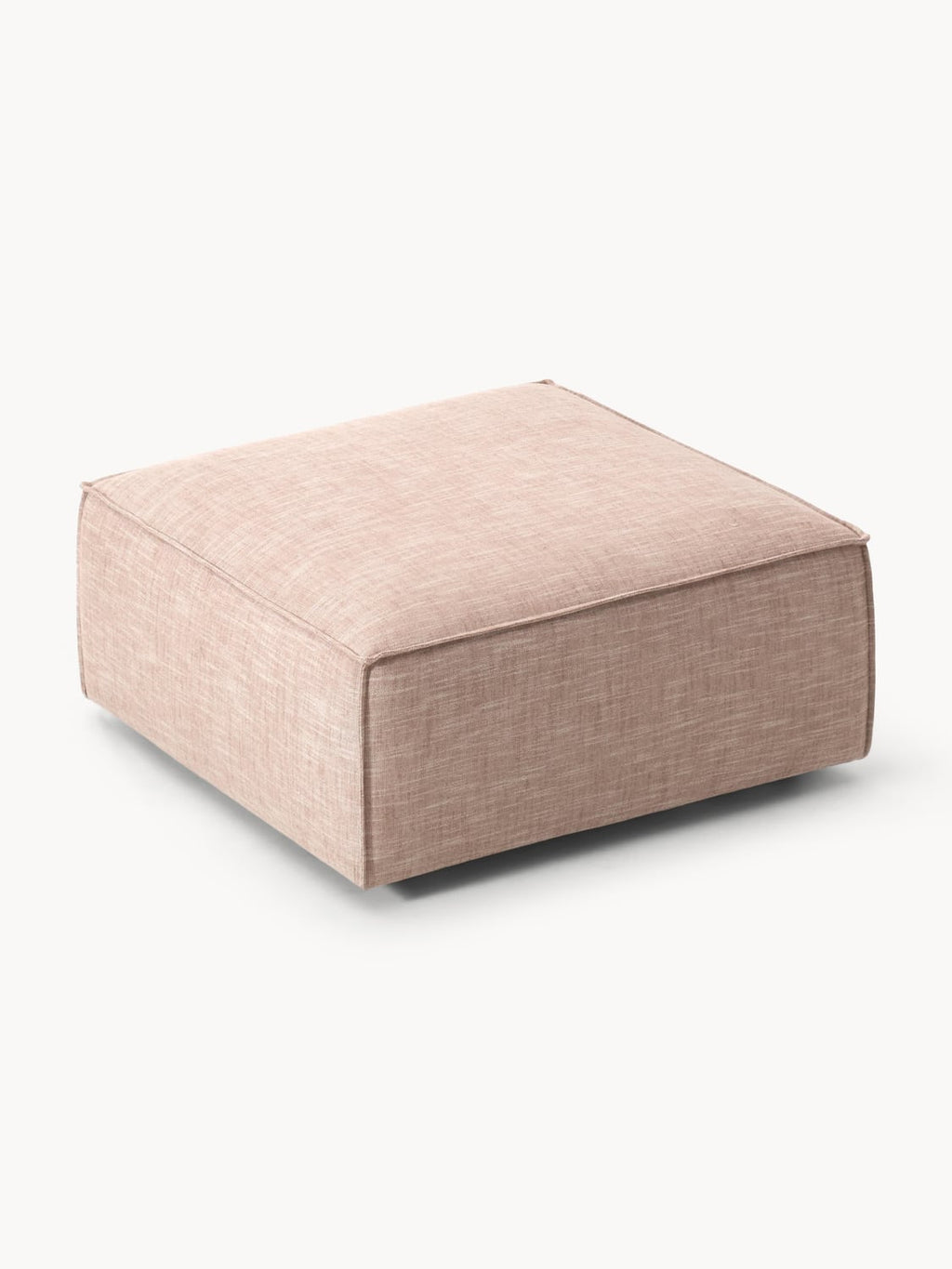 Lennon Sofa Ottoman in Linen Blend — Olive