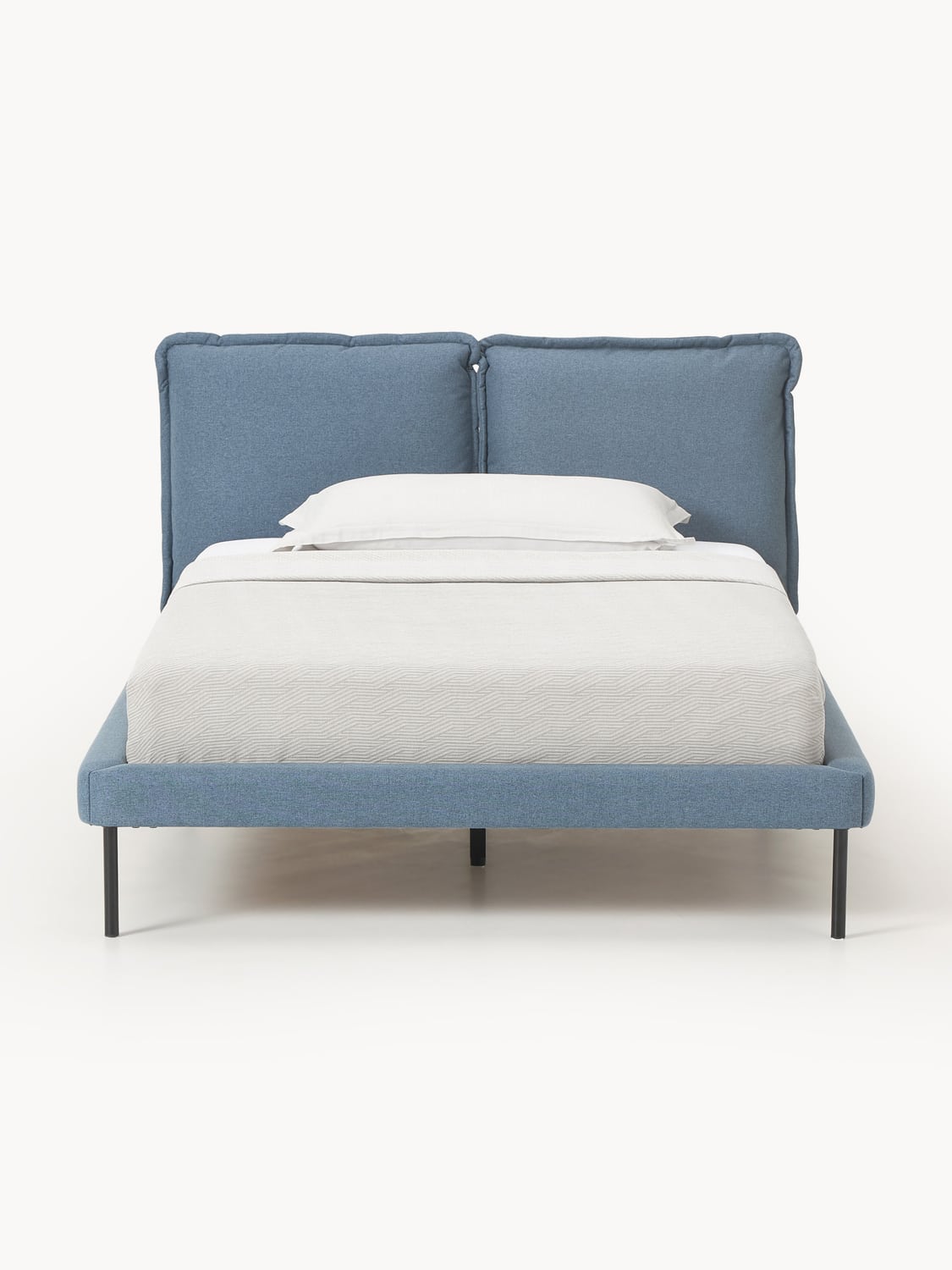 Amelia Upholstered Bed — Lavender