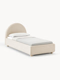 Ebba Teddy-Single Bed — Light Grey
