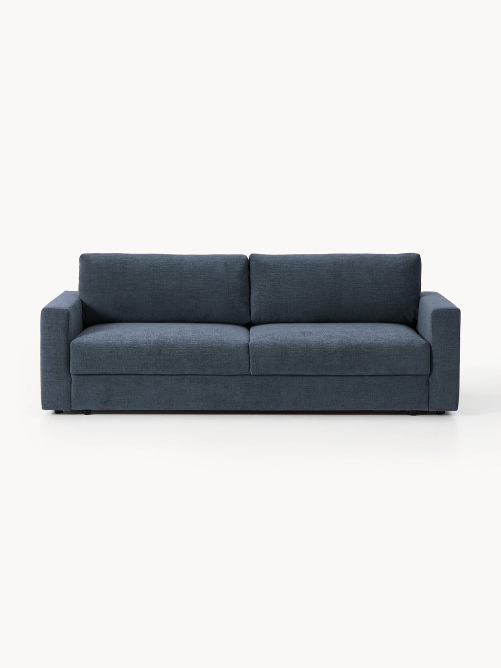 Tasha Velvet-Sofa Bed (3-seater) with Storage — Petrol