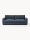 Tasha Velvet-Sofa Bed (3-seater) with Storage — Petrol