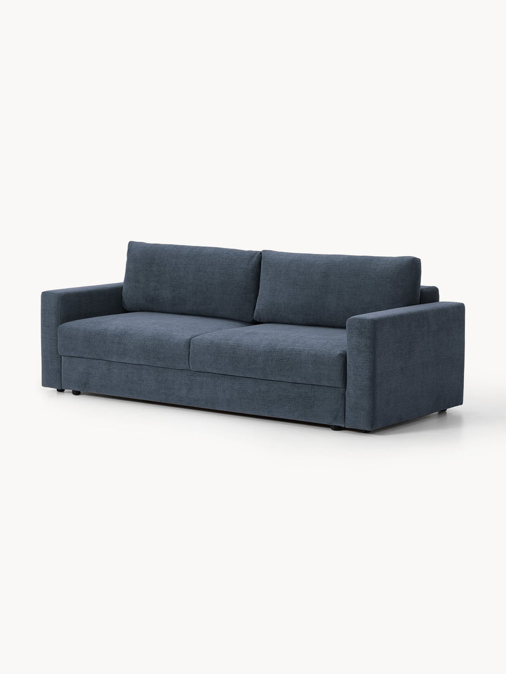 Tasha Velvet-Sofa Bed (3-seater) with Storage — Petrol