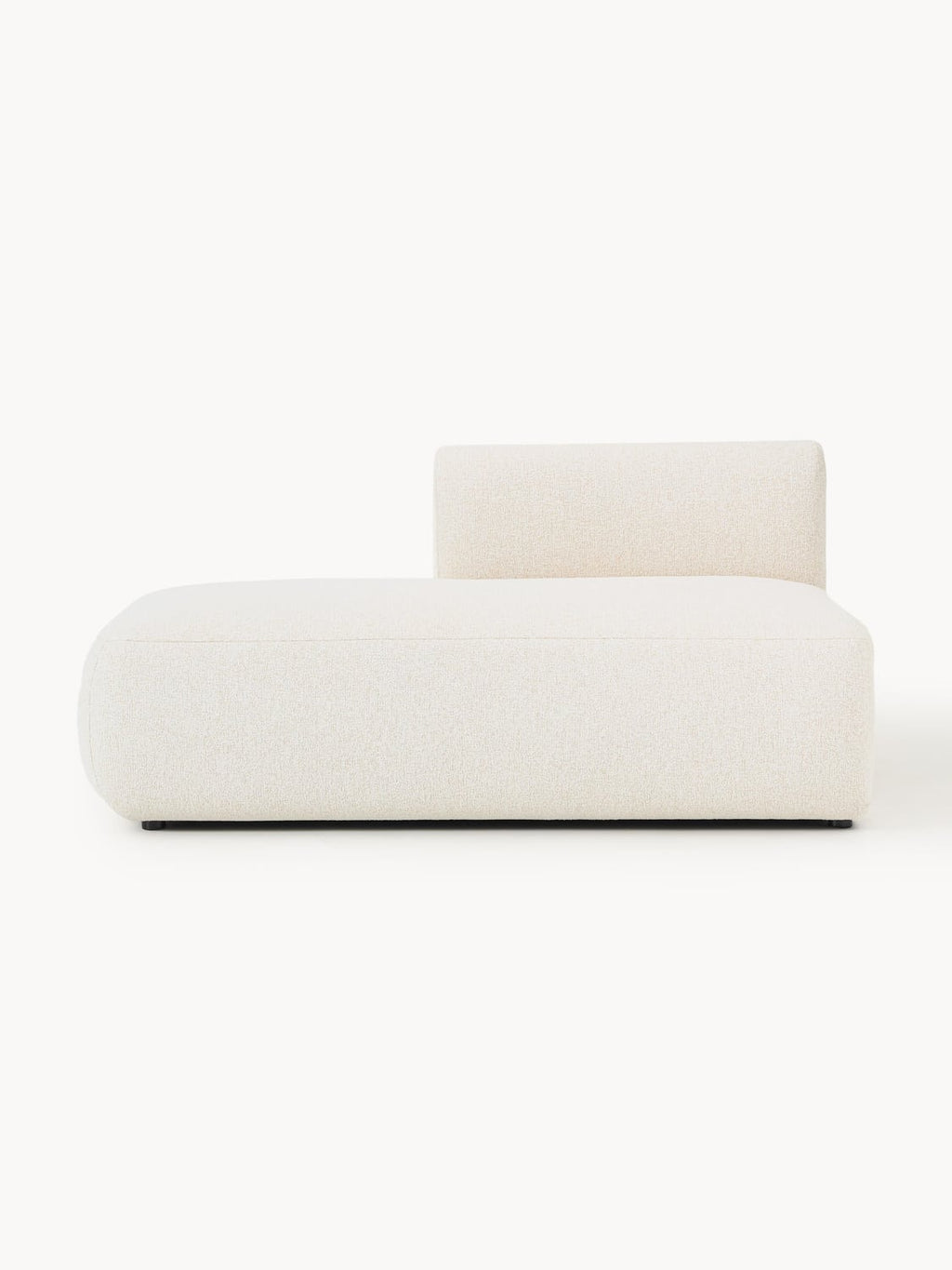 Sofia Bouclé-Chaise-Module — Ivory
