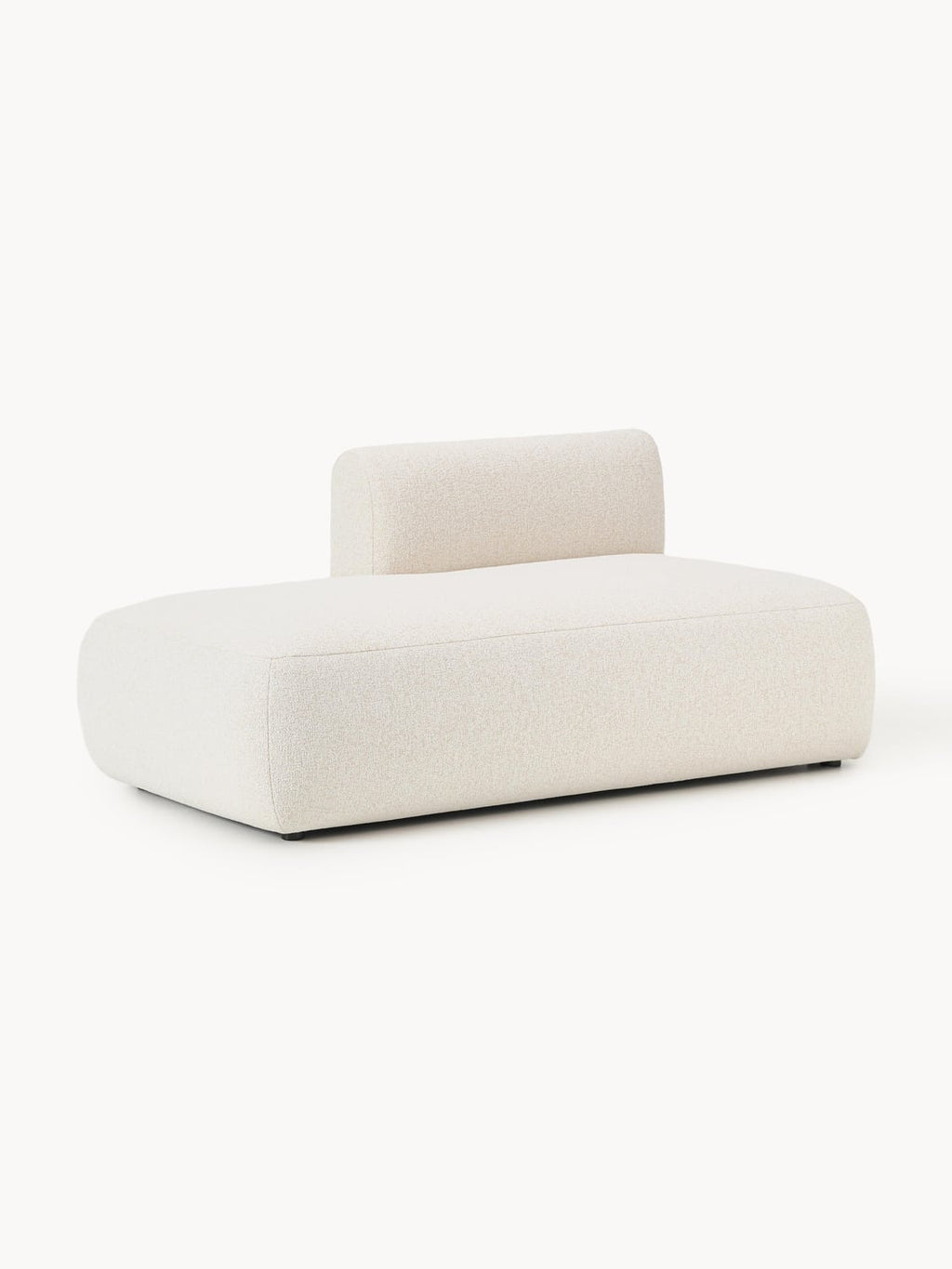 Sofia Bouclé-Chaise-Module — Ivory