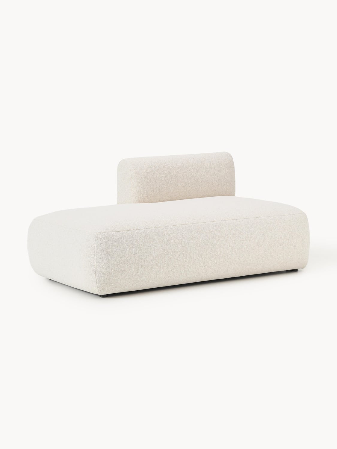 Sofia Bouclé-Chaise-Module — Ivory