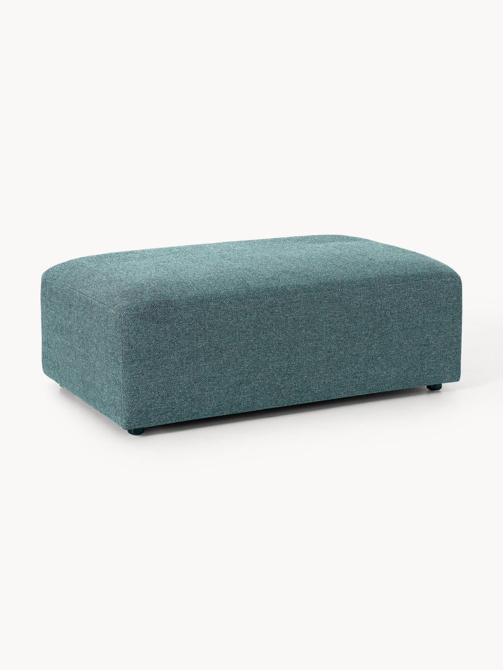 Melva XL Sofa Ottoman, B 116 x T 72 cm — Teal