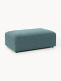 Melva XL Sofa Ottoman, B 116 x T 72 cm — Teal