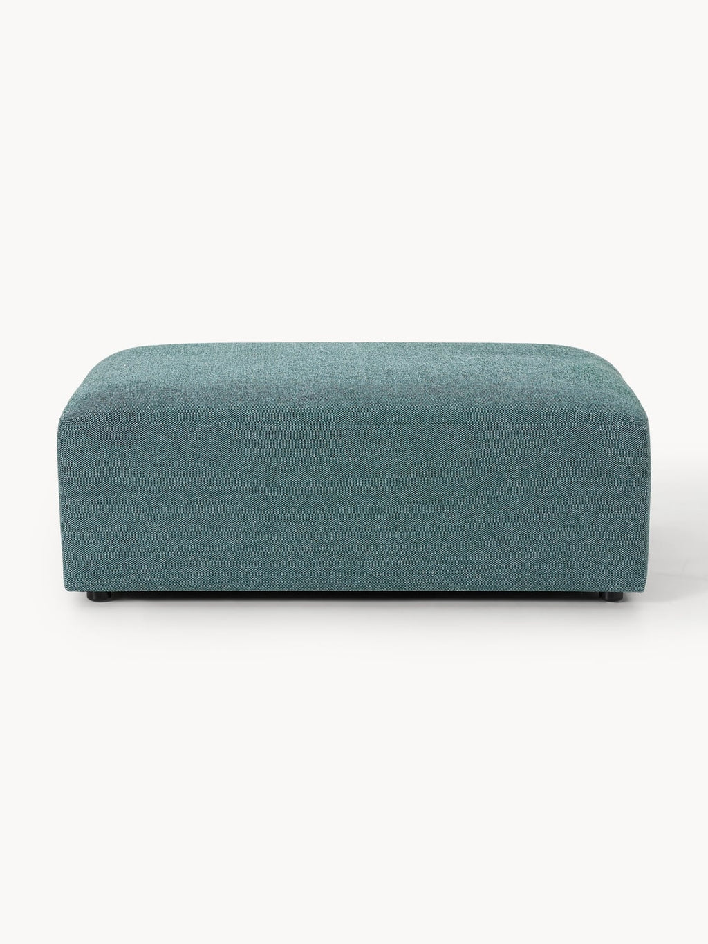 Melva XL Sofa Ottoman, B 116 x T 72 cm — Teal