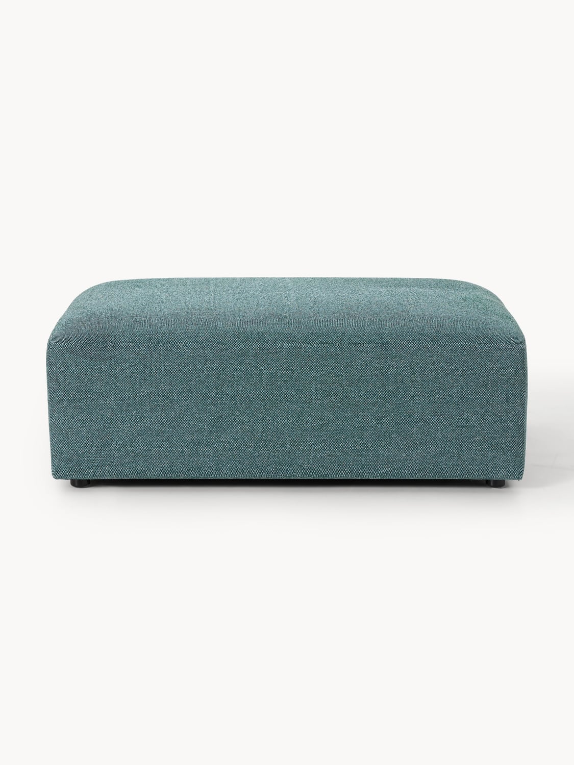 Melva XL Sofa Ottoman, B 116 x T 72 cm — Teal