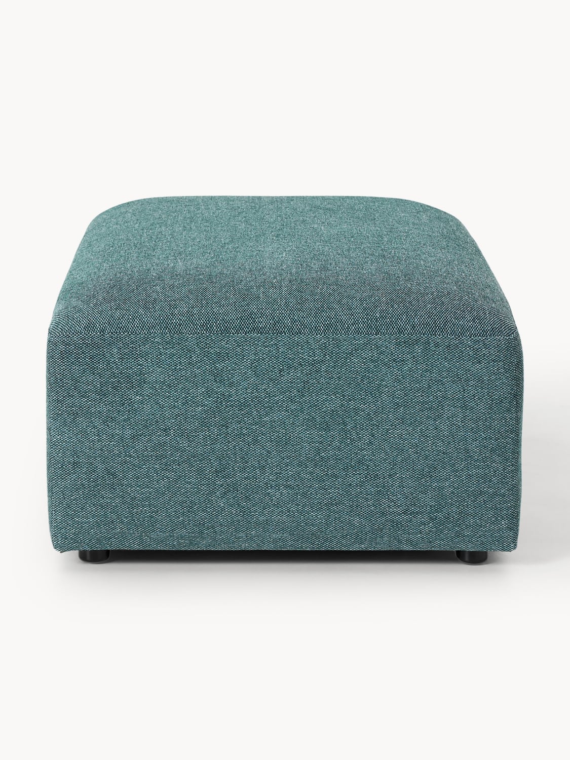 Melva XL Sofa Ottoman, B 116 x T 72 cm — Teal