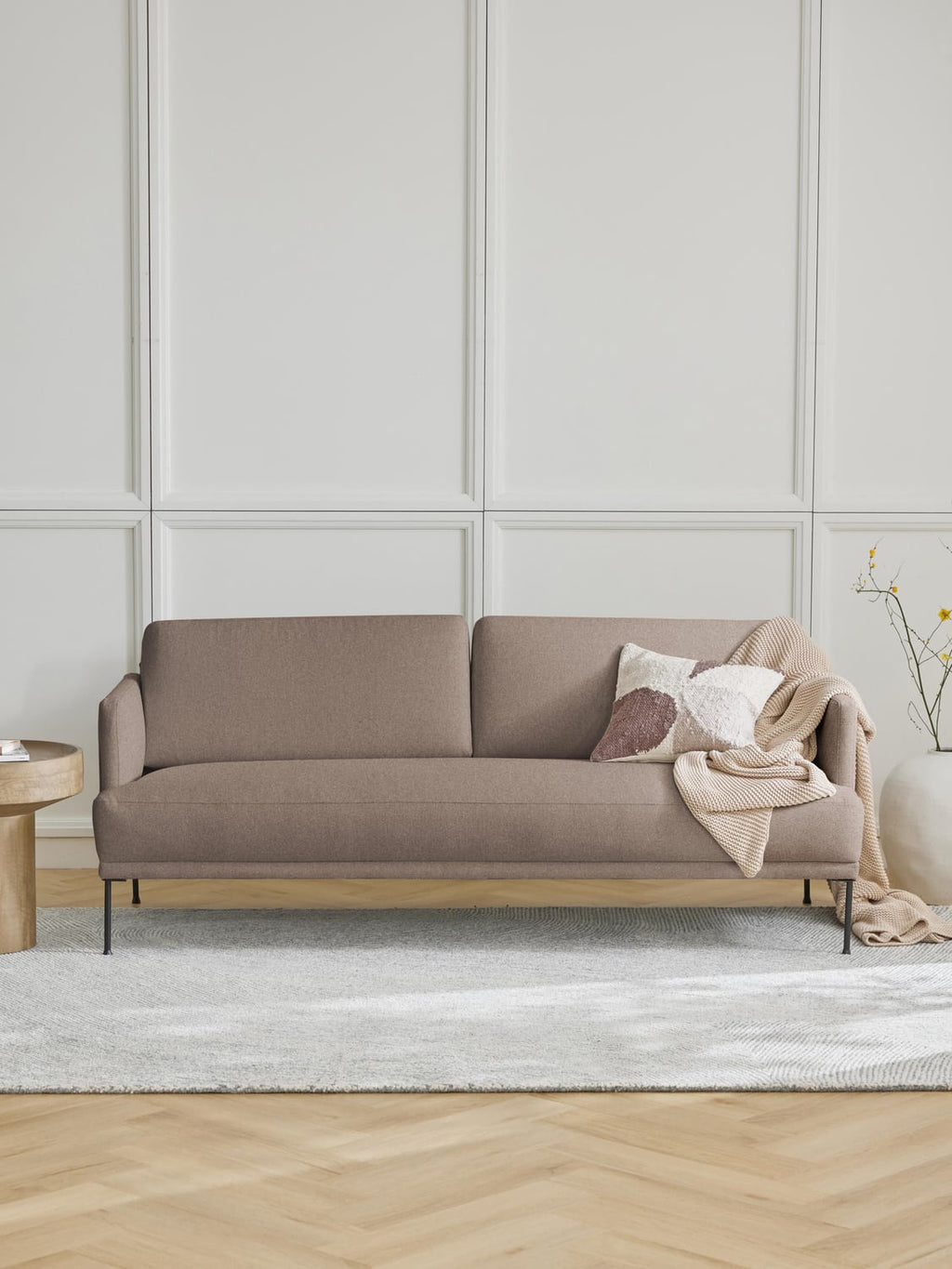Fluente Sofa (3-seater) — Taupe