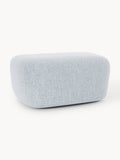 Wolke Large Bouclé Sofa Ottoman — Light Grey