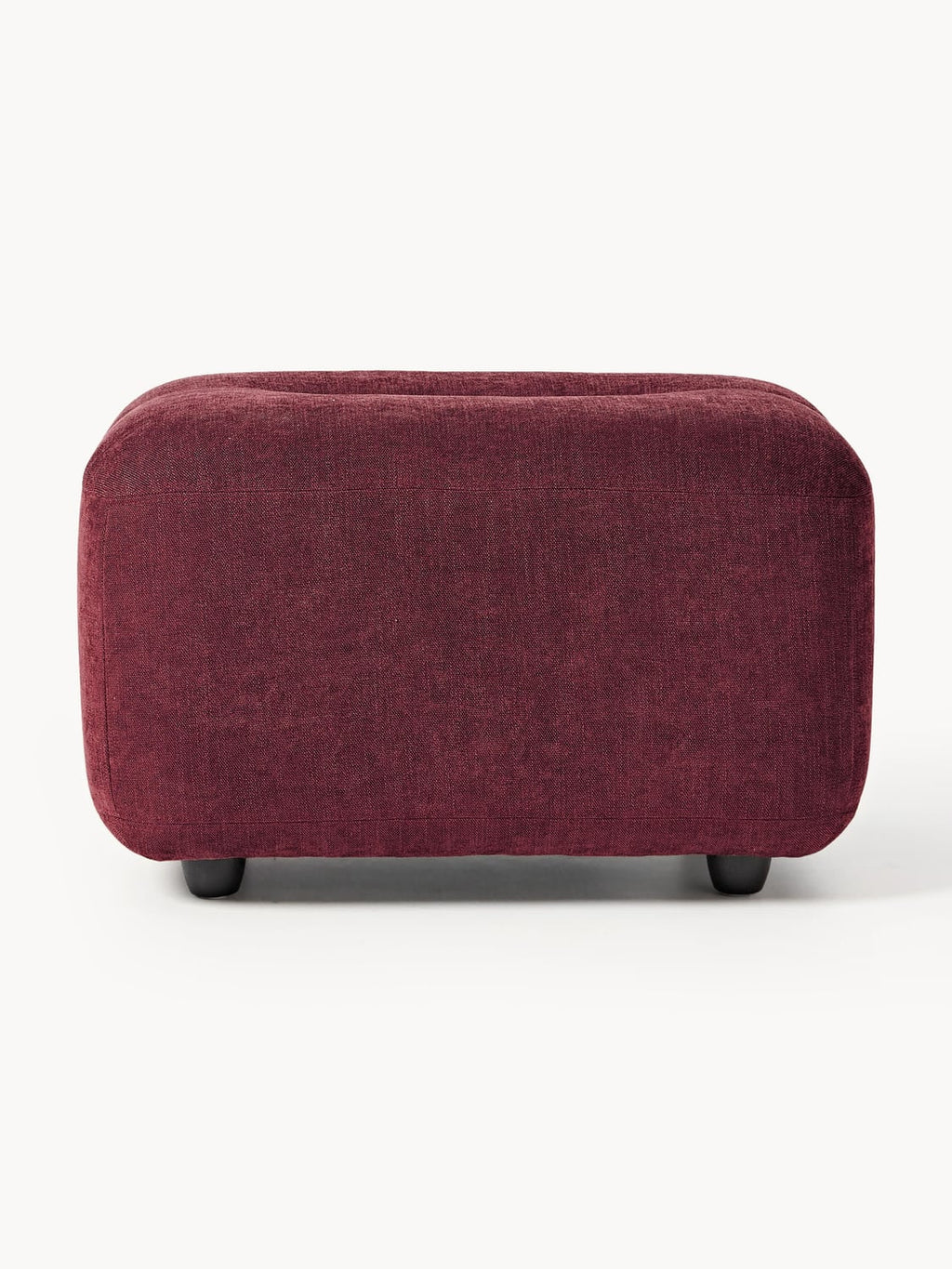 Stella Sofa Ottoman — Burgundy