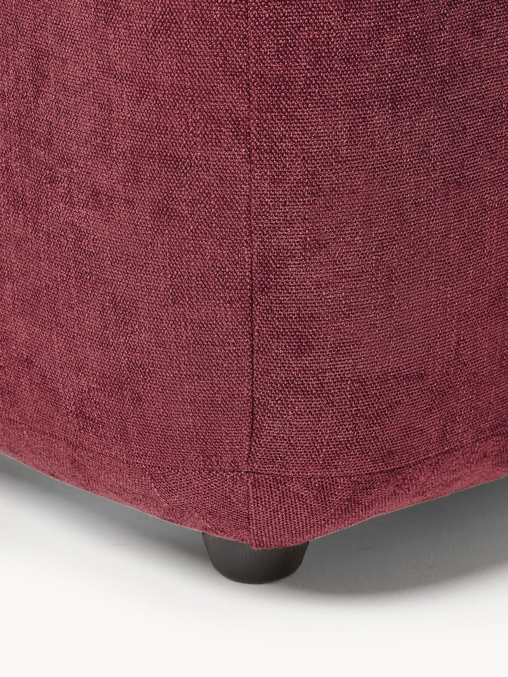 Stella Sofa Ottoman — Burgundy