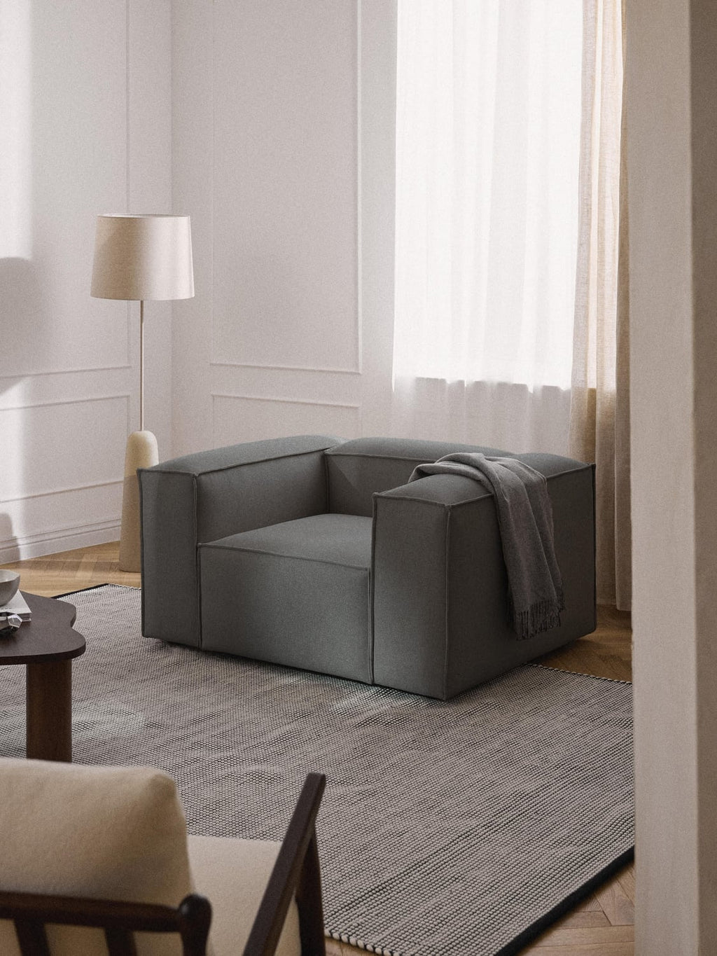 Lennon Armchair — Graphite