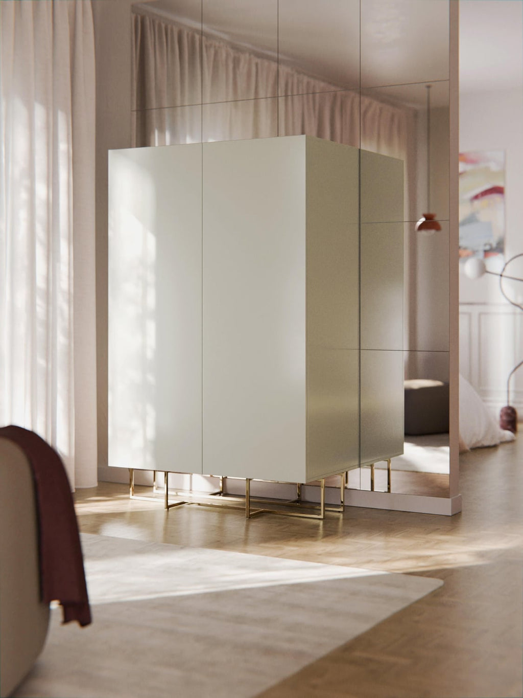 Joe Small Wood-Wardrobe — Oatmeal