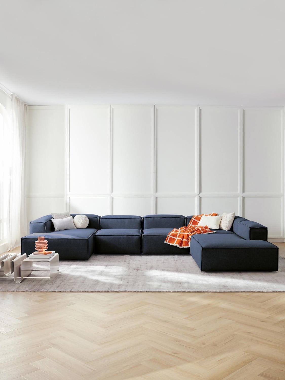 Lennon Modular XL Sofa — Slate Grey