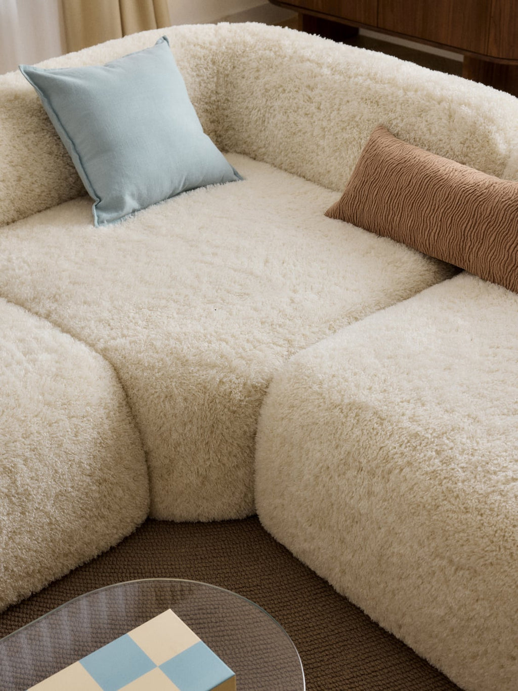 Wolke Round Teddy-Corner Module