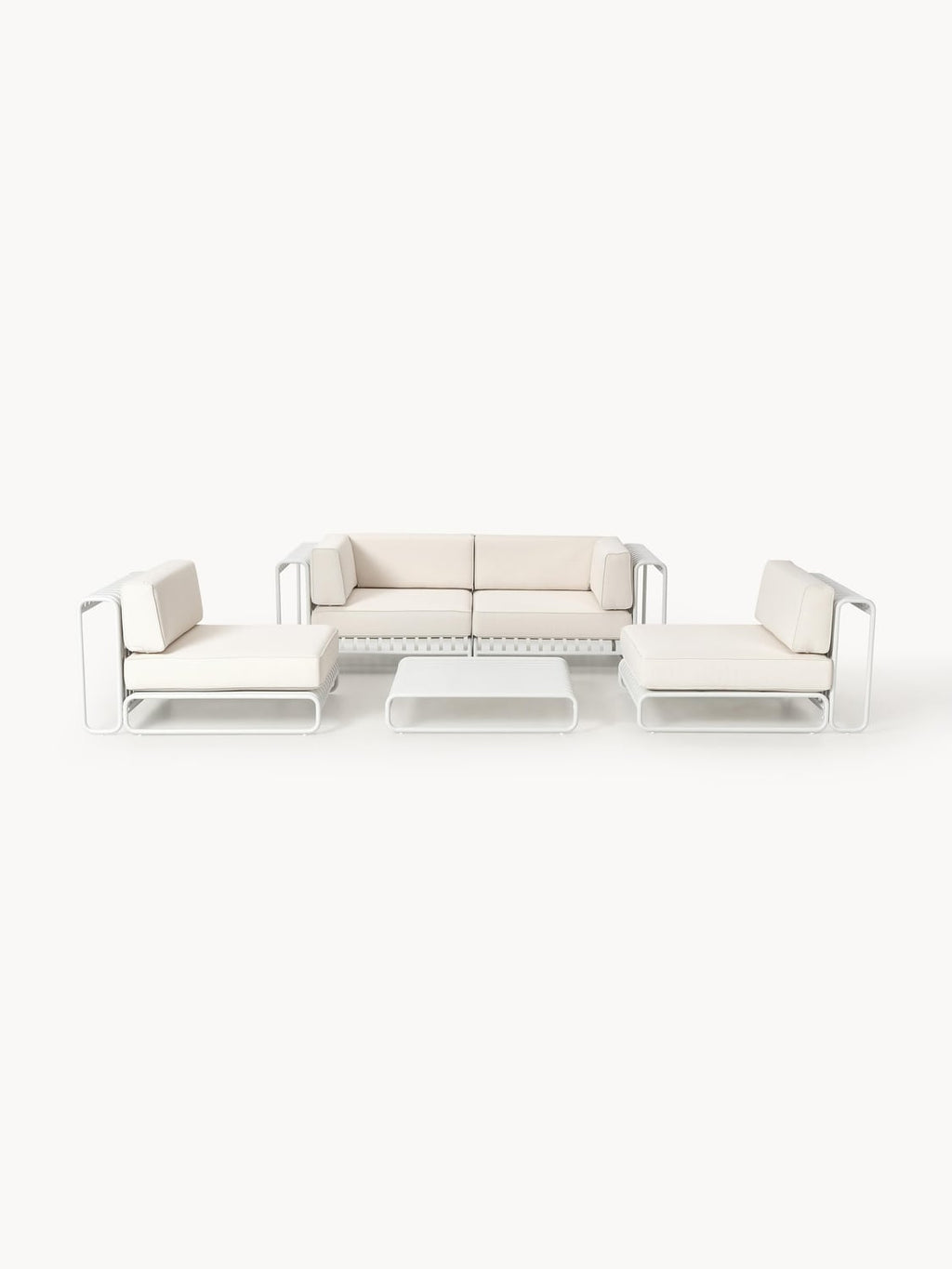 Caio Modular Garden Lounge Set, set of 4 — Off-White