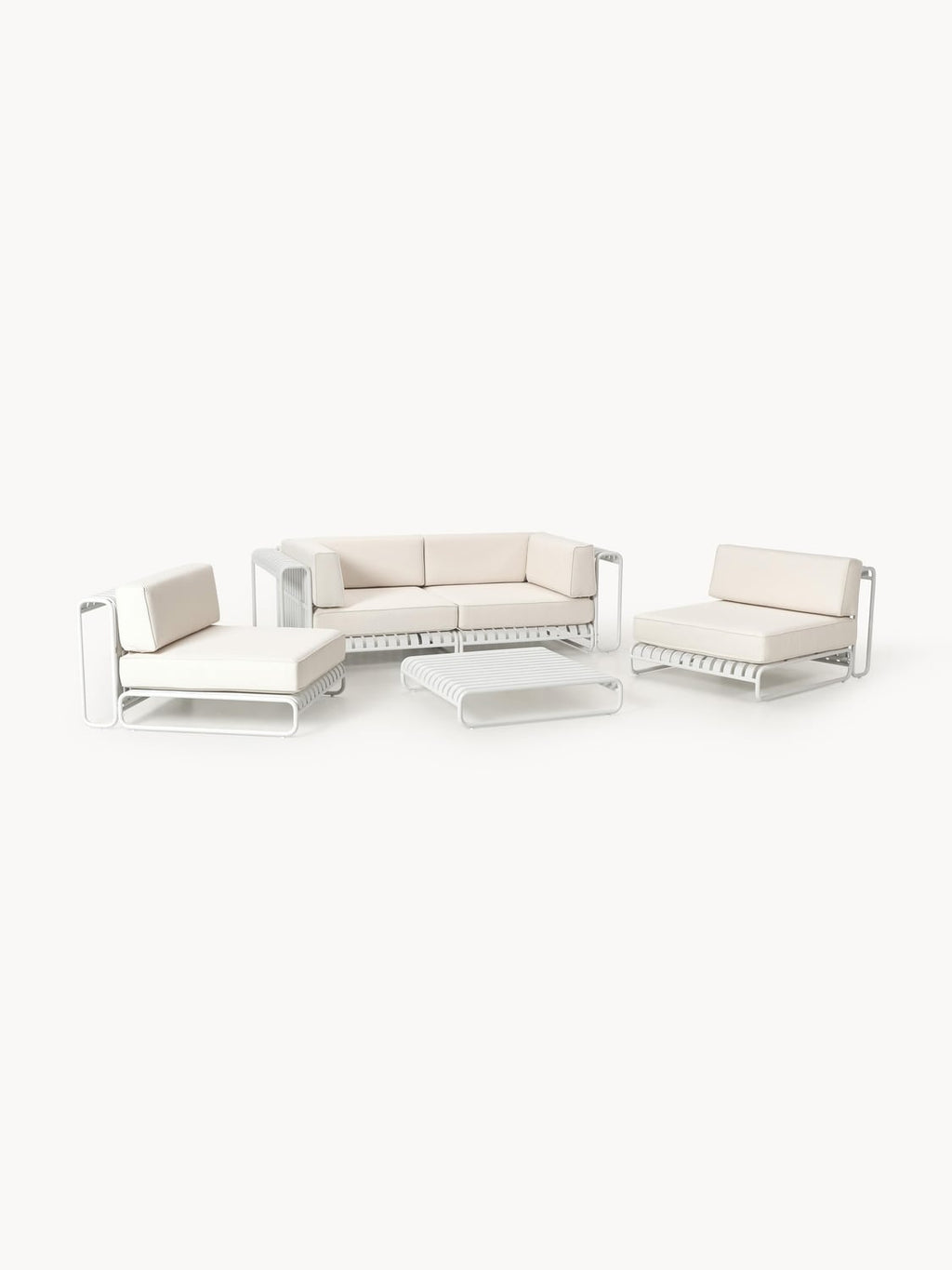 Caio Modular Garden Lounge Set, set of 4 — Off-White