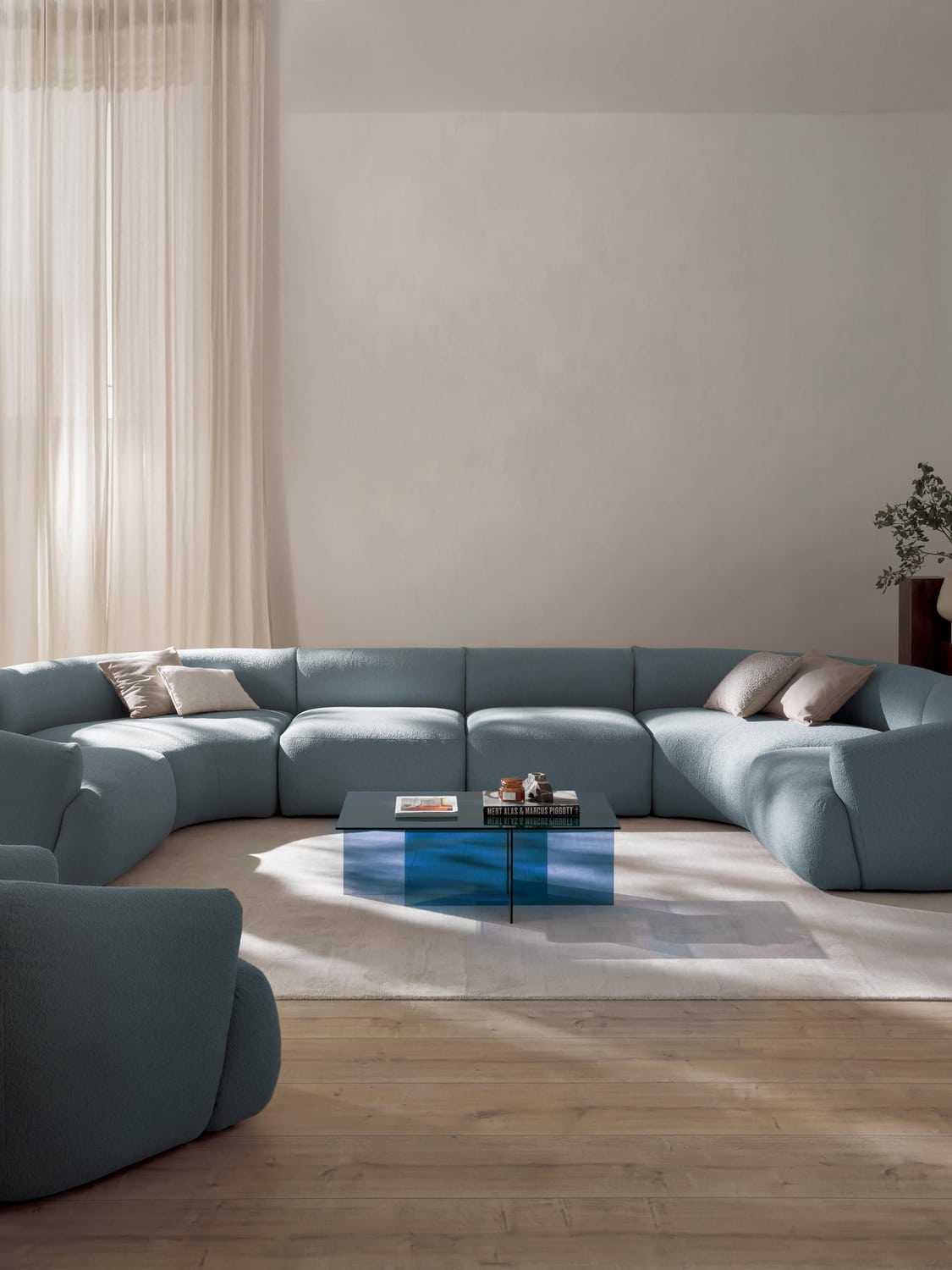 Sofia Modular Bouclé XL Sofa — Lilac