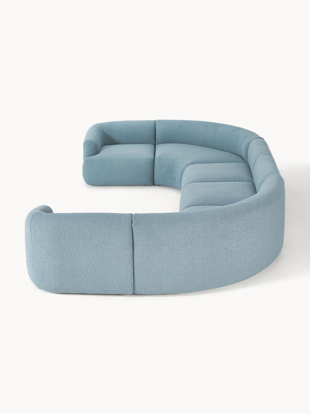Sofia Modular Bouclé XL Sofa — Lilac