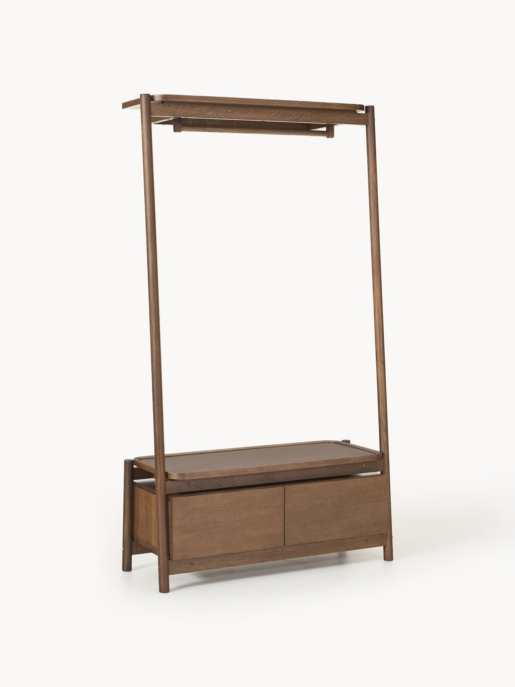 Libby Wooden Coat Stand — Olive