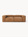 Lennon Modular Sofa (3-seater) in Leather — Terracotta
