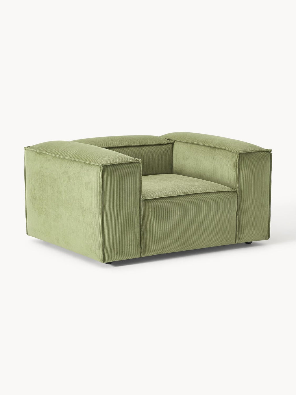 Lennon Armchair in Corduroy — Mushroom