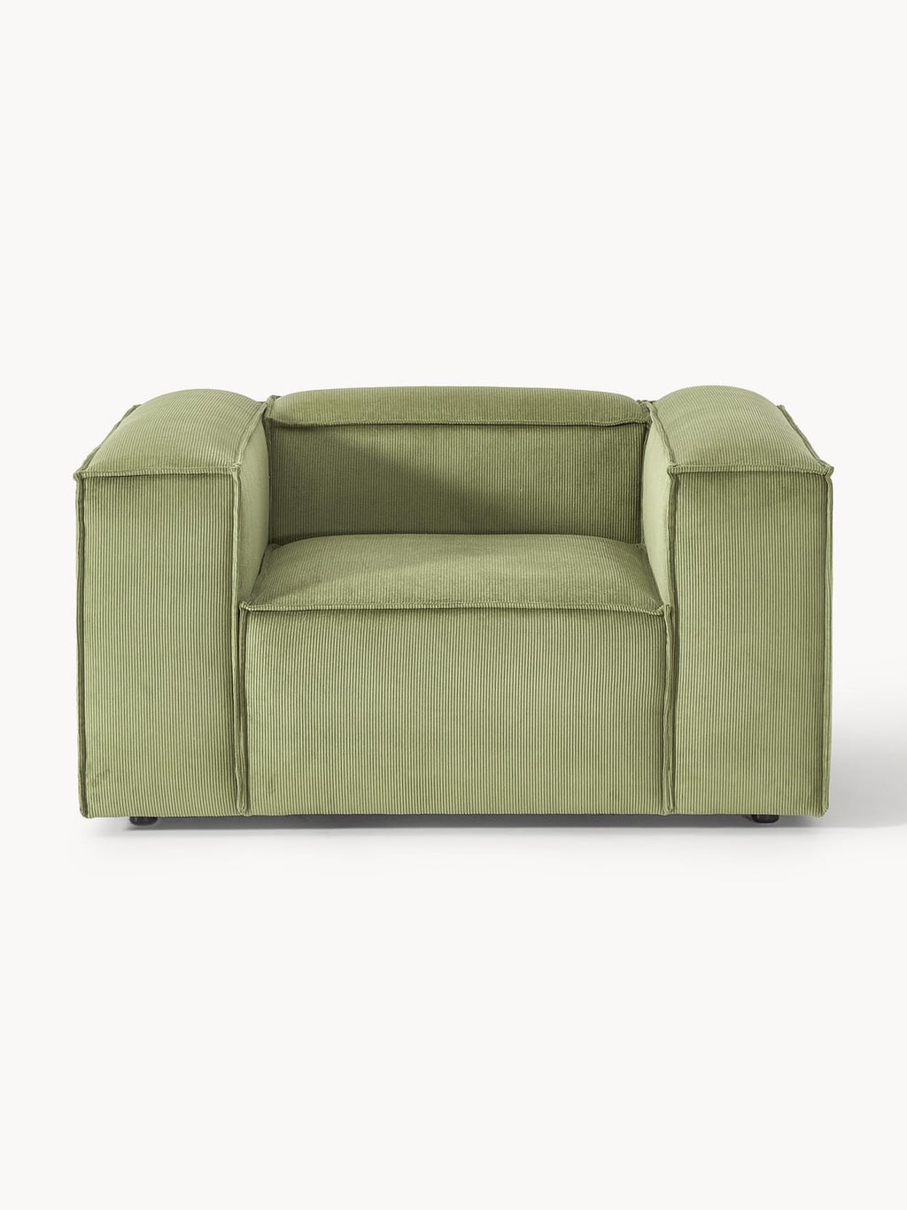 Lennon Armchair in Corduroy — Mushroom
