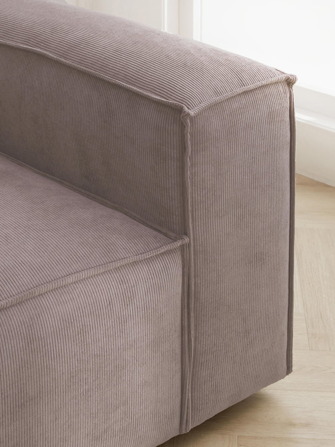 Lennon Armchair in Corduroy — Clay
