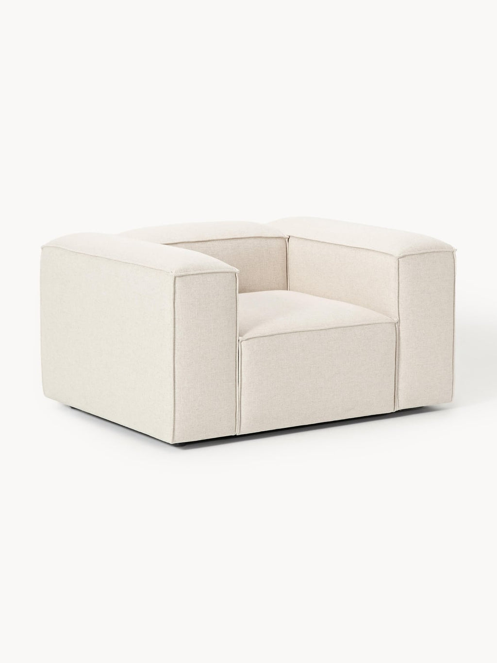 Lennon Armchair in Linen Blend — Off-White