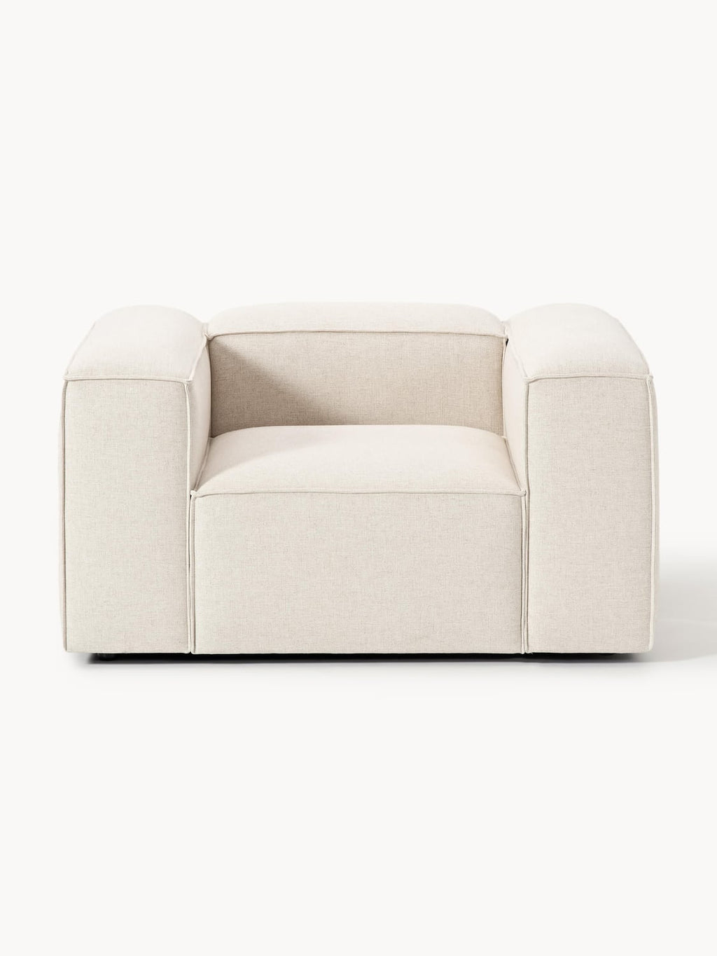 Lennon Armchair in Linen Blend — Off-White