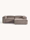 Lennon Modular Corner Sofa (2-seater) in Corduroy — Mushroom